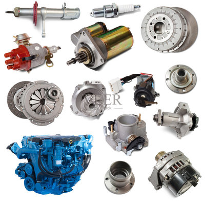 分離著色,機(jī)動車,白色,汽車部件,廢金屬